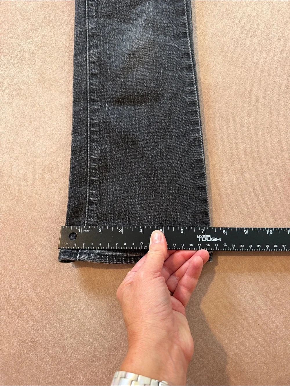 Old Navy High Rise Flare Jeans • size 8 • distressed black